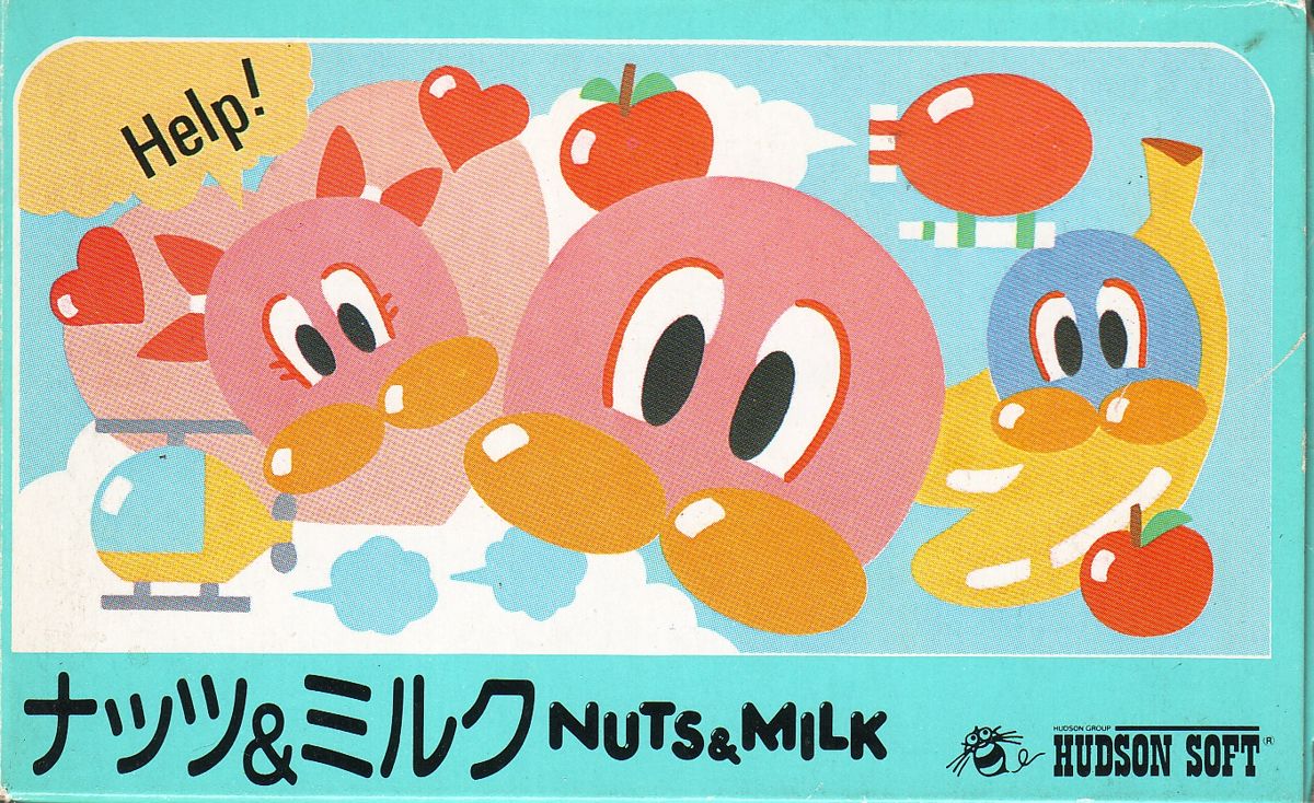 Nuts & Milk box art for Famicom